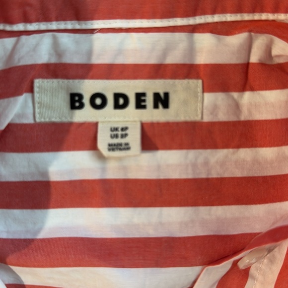 Boden Striped Button Down - Picture 2 of 2